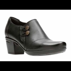 Clarks Emslie Warren Leather Womens Shoes 8.5 NWOB